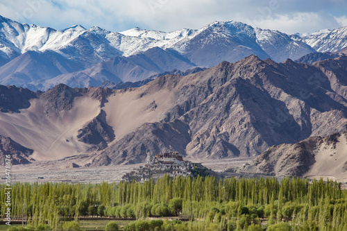 Thiksey Monastery, Leh-Ladakh, Jammu and Kashmir, India. Thiksey