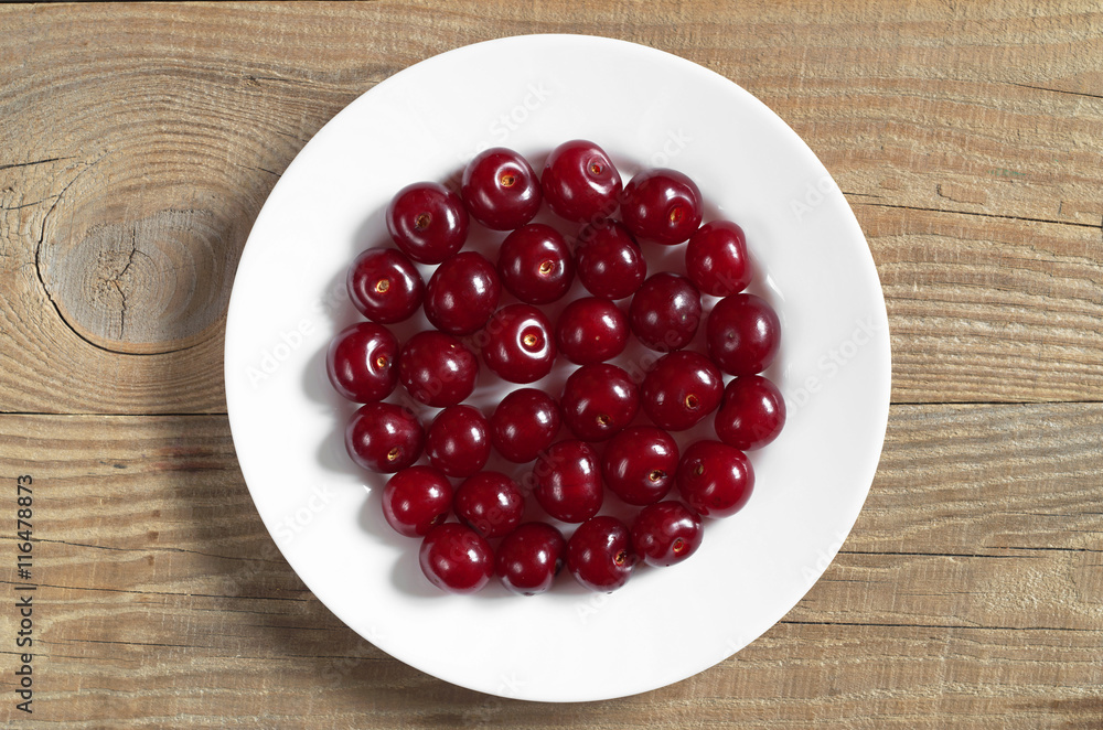 Cherry in plate Cherry in plate