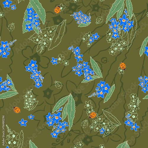 Camouflage with me-nots