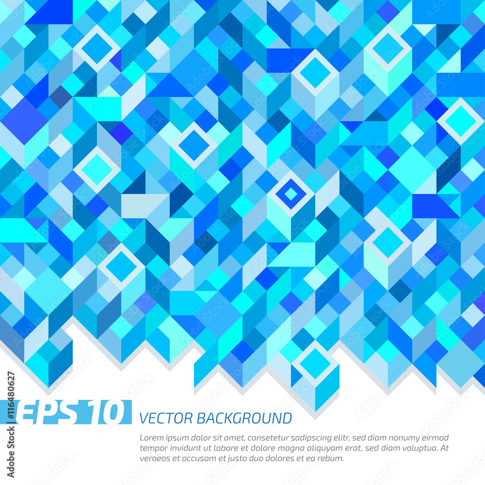 blue geometry