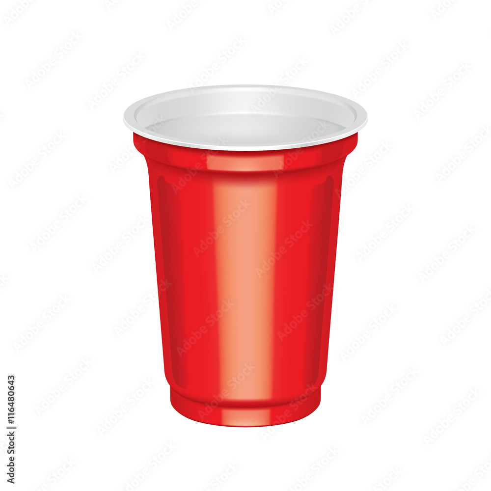 red plastic cup