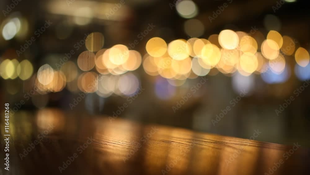 on the table at cafe blurred background on the table at cafe blurred background