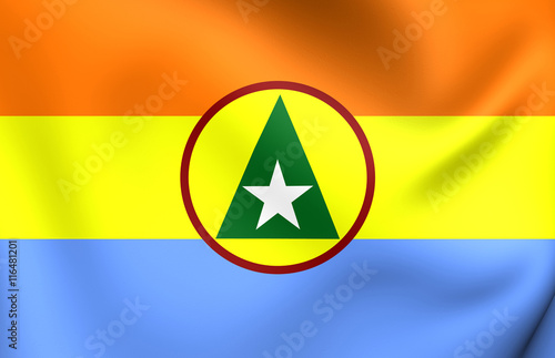 Unofficial  Flag of Cabinda, Front for the Liberation of the Enclave of Cabinda. photo