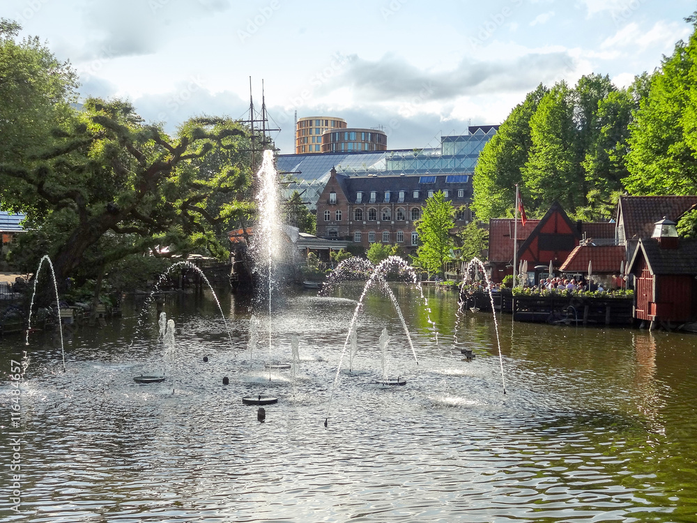 Fototapeta premium idyllic scenery in Copenhagen