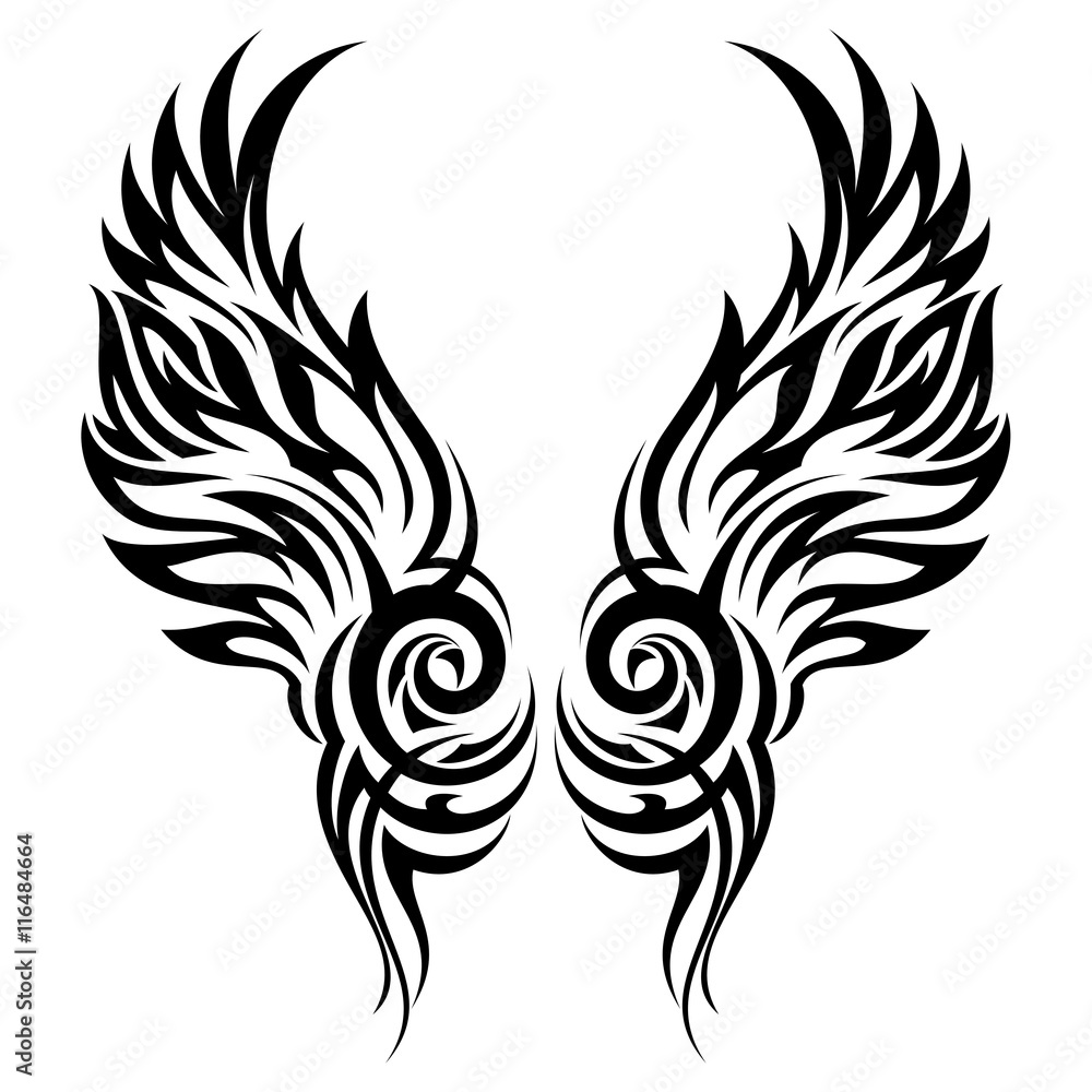 Update more than 151 wing tattoo vector best