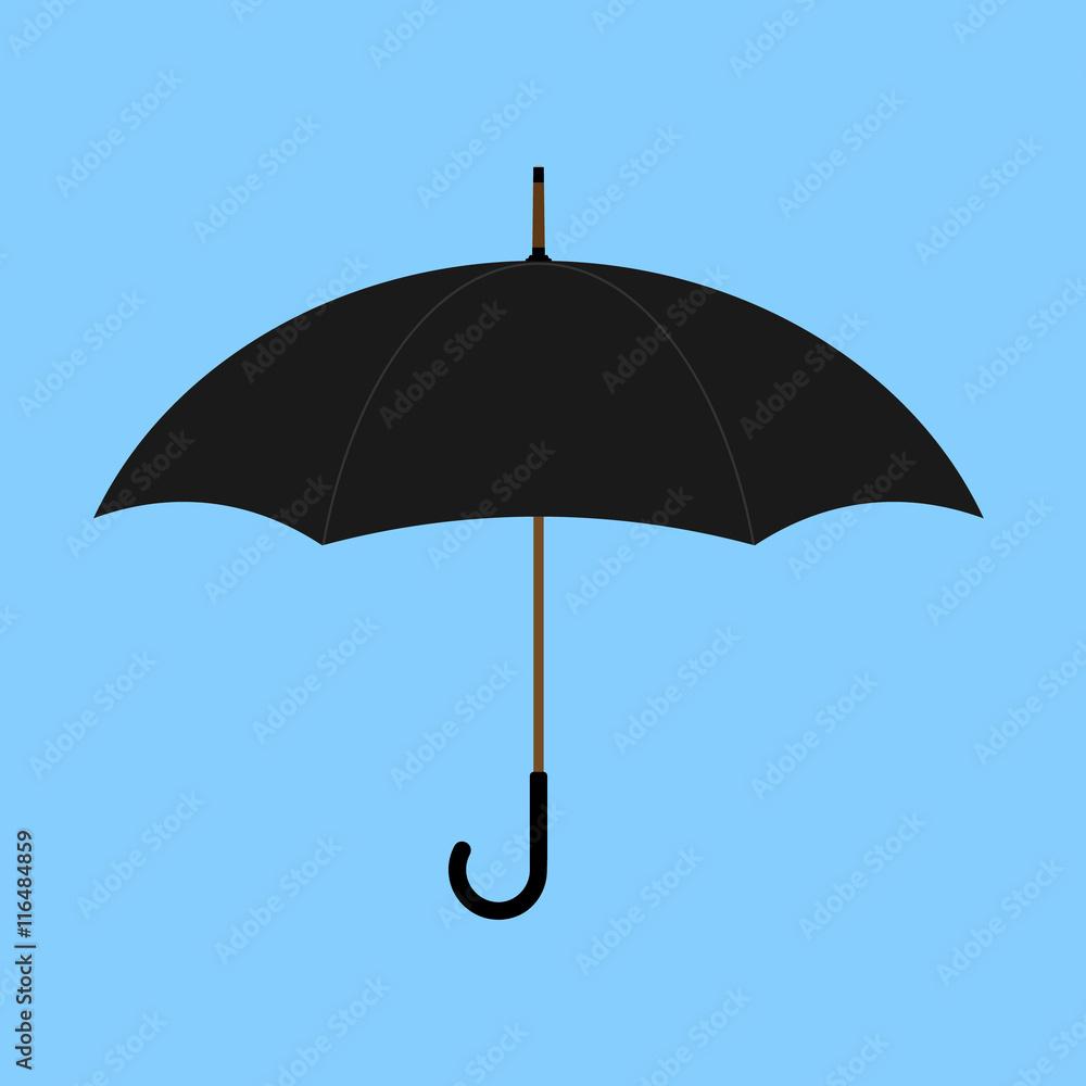 Umbrella icon Flat