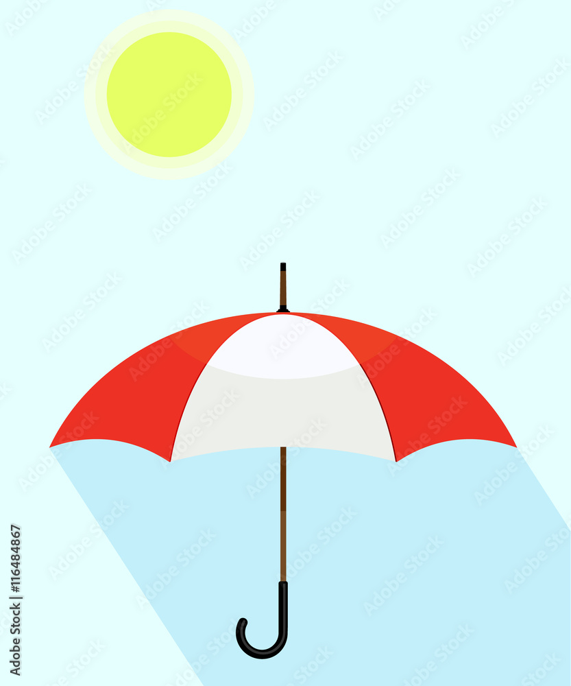 Umbrella protection from sun