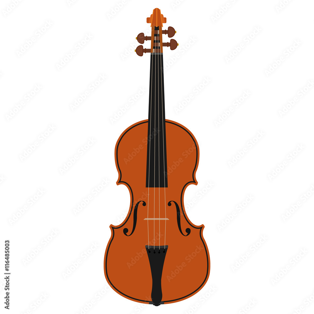 Fototapeta premium Violin Icon Vector