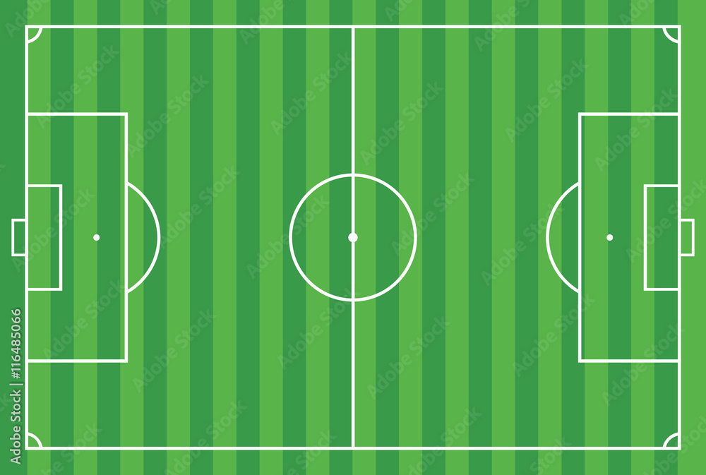 Soccer field or football field , EPS 10 Vector Soccer field or football field , EPS 10 Vector