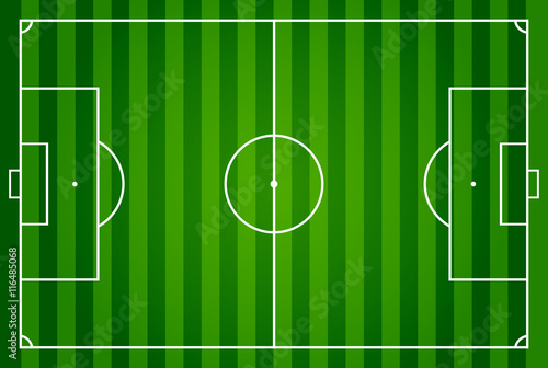 football field. Vector.