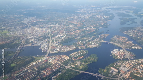 Flying over Sweden