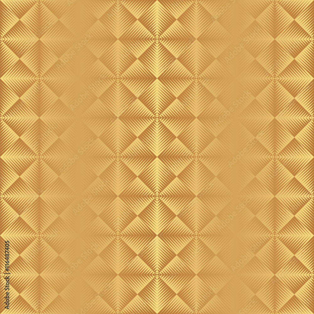 Seamless Art Deco Pattern with Gold Gradient Seamless Art Deco Pattern with Gold Gradient