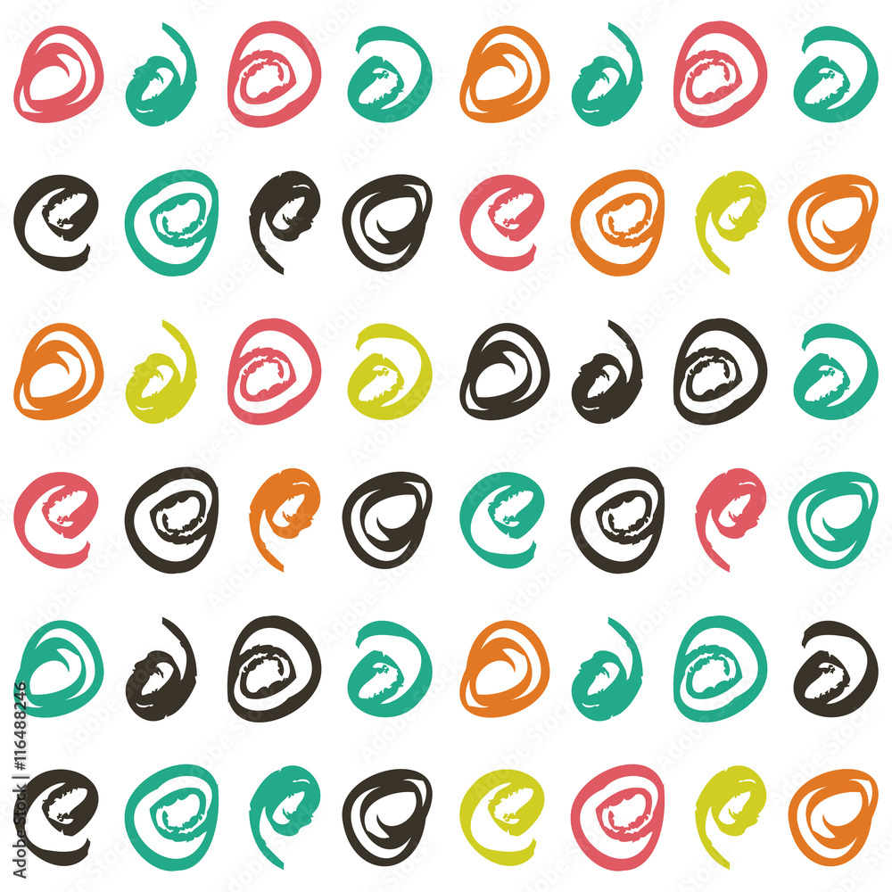 Abstract Tribal seamless pattern. Abstract Tribal seamless pattern.