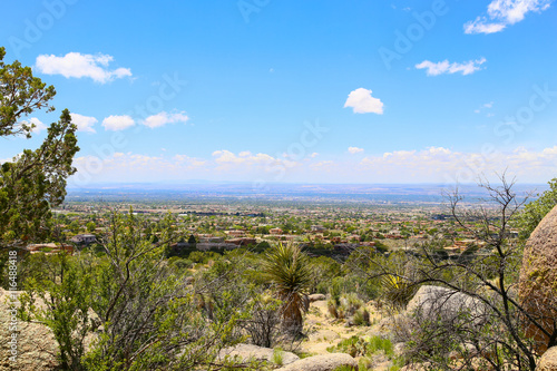 Distant View of Albuquerque