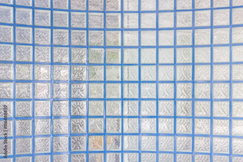 Pattern of glass block wall texture Pattern of glass block wall texture