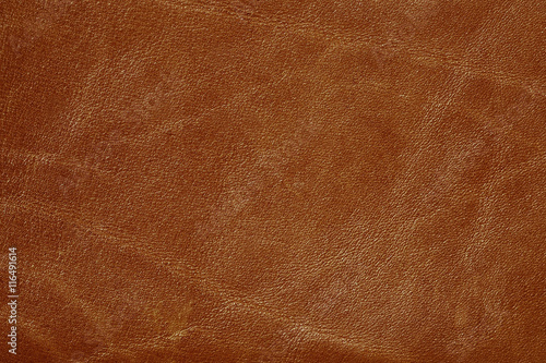 Close up natural brown leathe abstract background texture