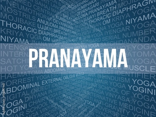 Canvas-taulu pranayama