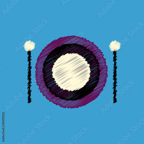 flat vector icon design collection musical instrument
