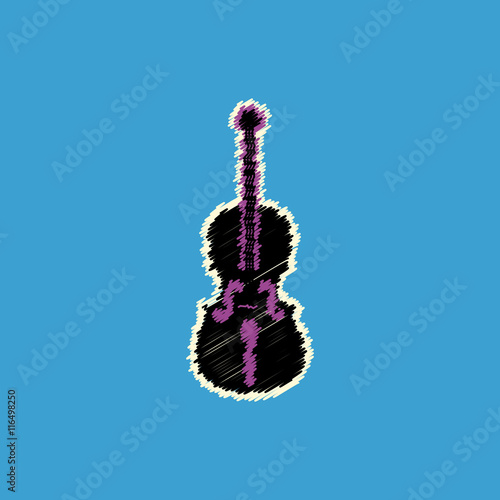 flat vector icon design collection musical instrument