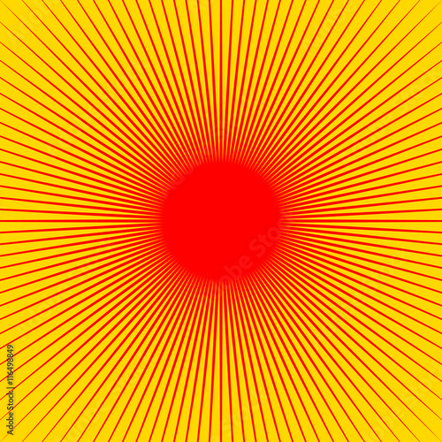 Radiating lines starburst pattern. Radial rays, beams.