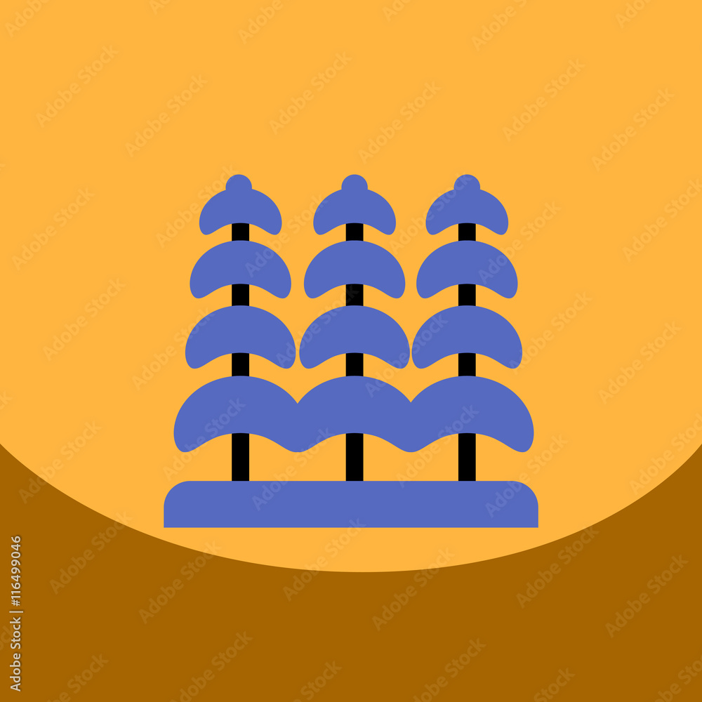 flat vector icon design collection tree silhouette flat vector icon design collection tree silhouette