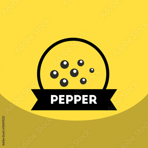 flat vector icon design collection Kitchenware seasoning pepper