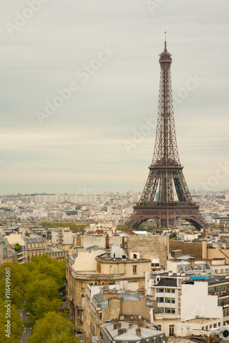 The Eiffel Tower, Paris, France.