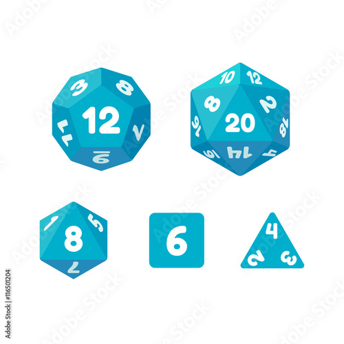 Game dice set