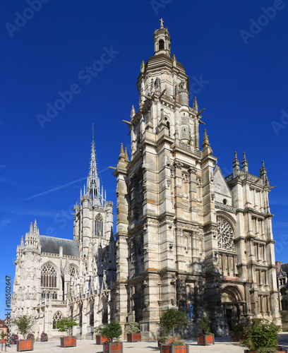 La cathédrale Notre-Dame d'Évreux, Eure, Normandie 