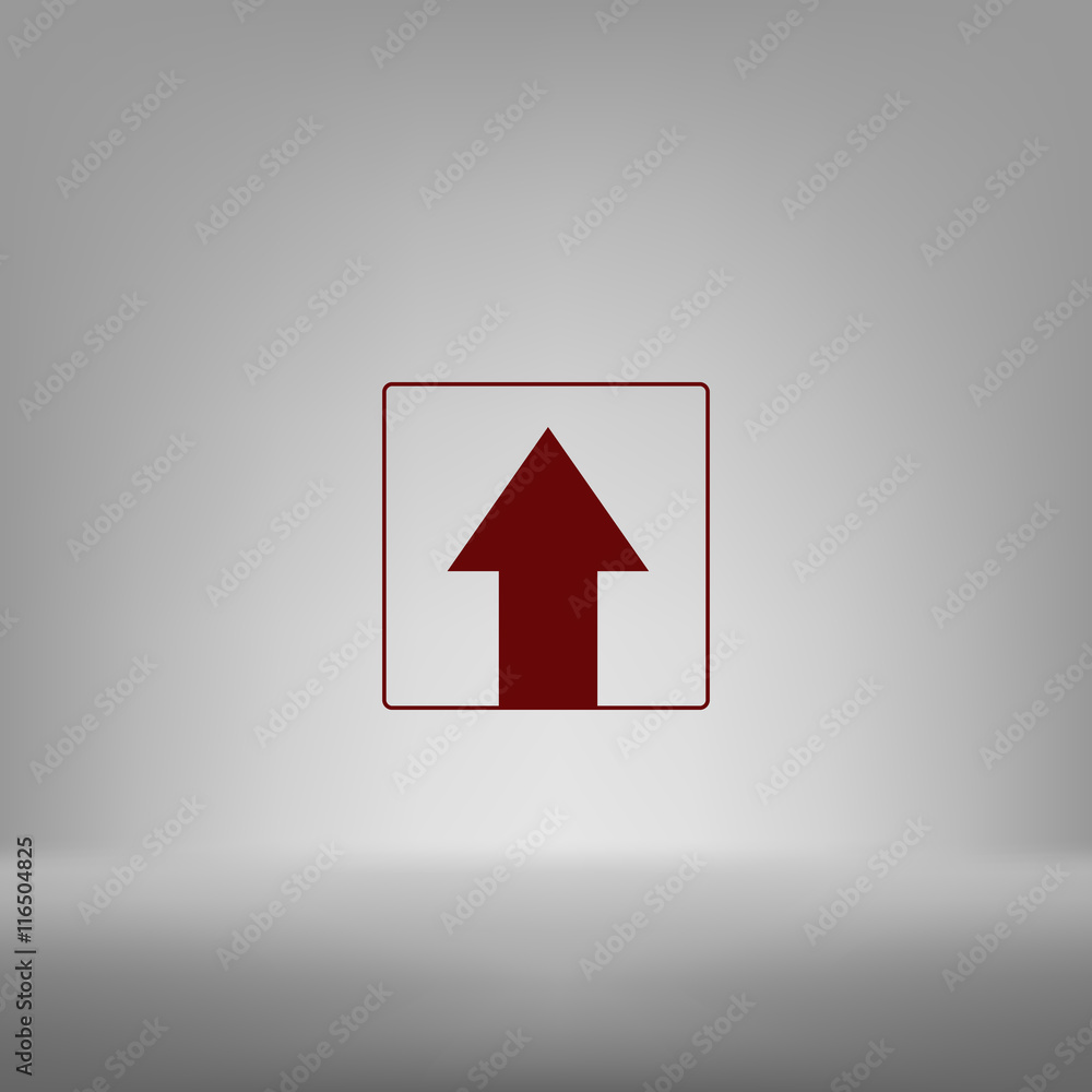 Ahead Only, One way traffic sign, Drive Straight Ahead Only, One way traffic sign, Drive Straight