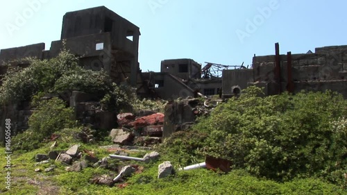 Battle ship island ruins