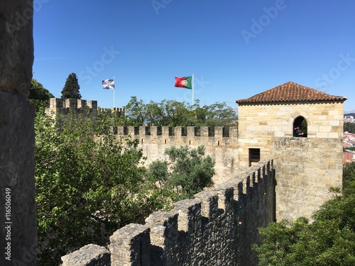 Obraz na płótnie Castelo de S. Jorge w salonie