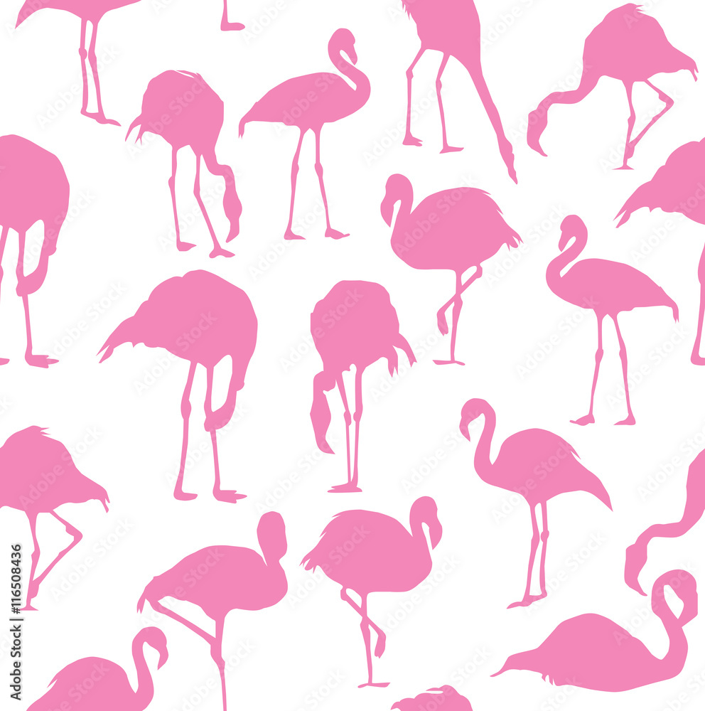 vector flamingo seamless background vector flamingo seamless background