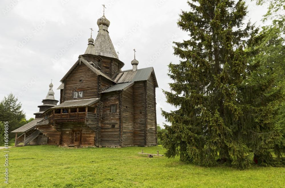 Russian wooden architecture.