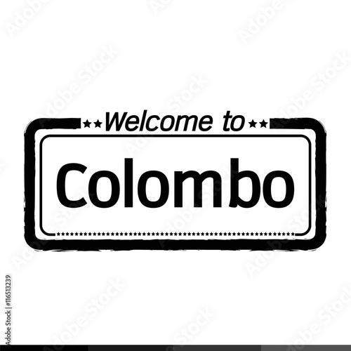 Welcome to Colombo City illustration design
