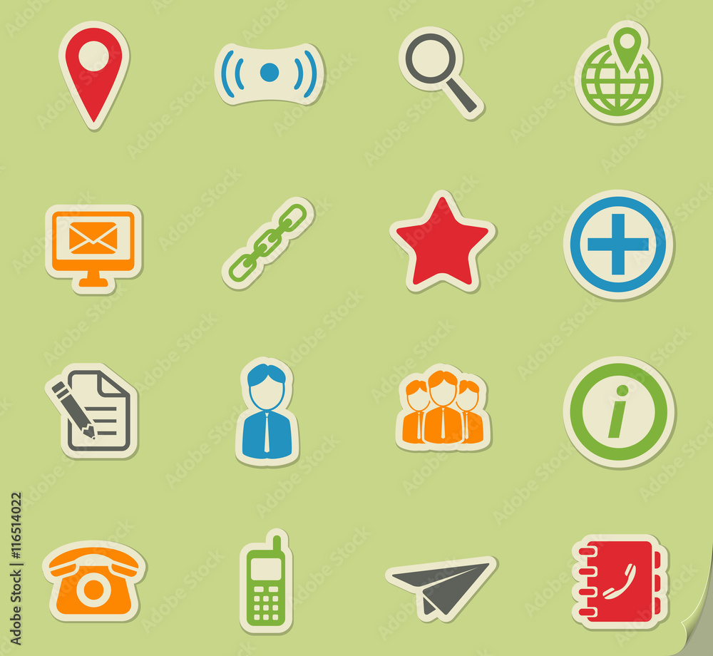 Contacts simply icons Contacts simply icons