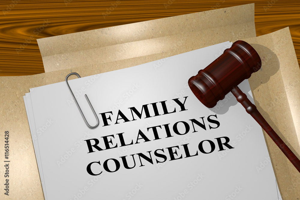 Family Relations Counselor - legal concept