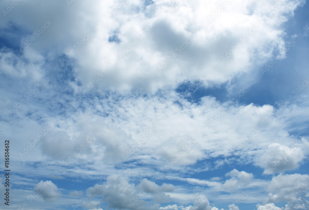 Obraz premium niebieskie niebo