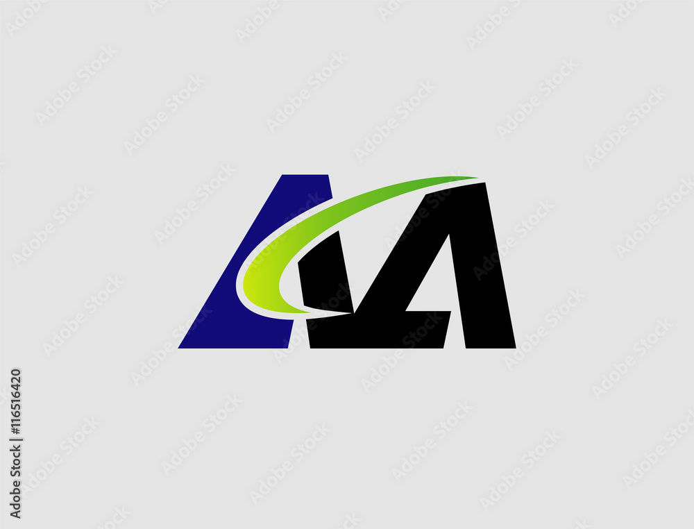 AA company group linked letter logo
AA company group linked letter logo