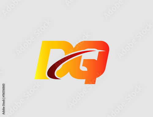 DQ company linked letter logo
