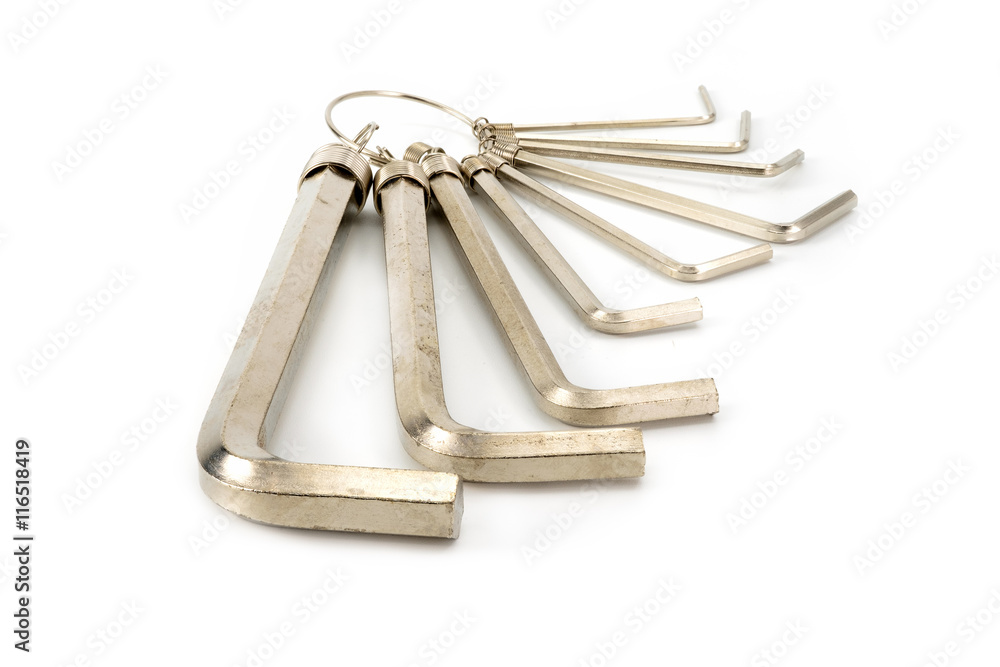 Set of hexagon wrenches Set of hexagon wrenches