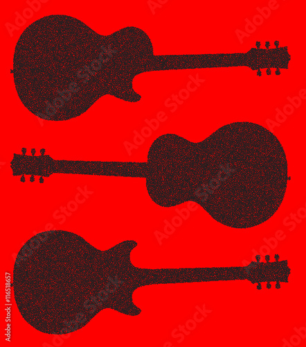 Guitar Silhouette Background
