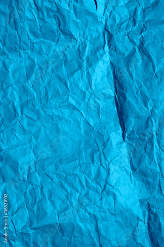 carta blu spiegazzata, sfondo verticale