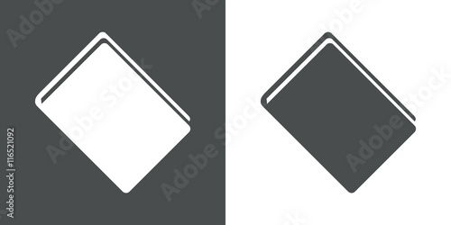 Icono plano libro