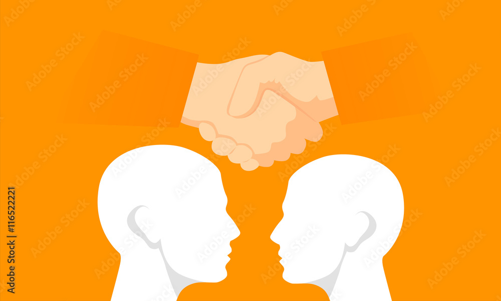 Agreement. Business concept. Vector illustration. Agreement. Business concept. Vector illustration.