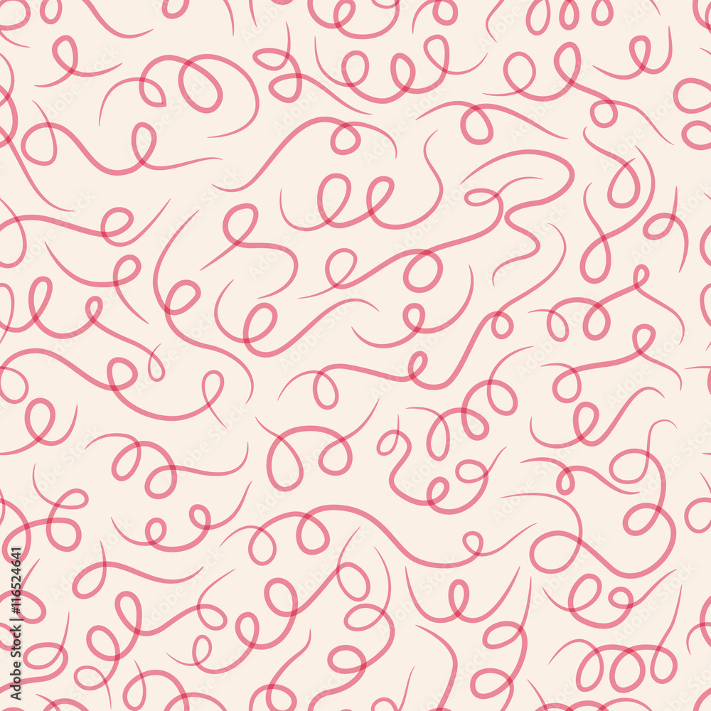 Seamless pattern with swirls