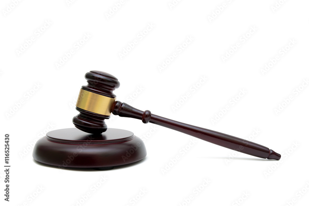 judges gavel isolated on white background judges gavel isolated on white background