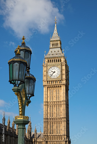 London. Big Ben clock tower.