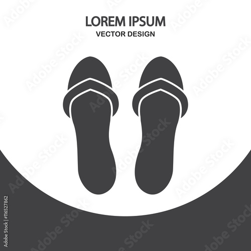 Summer slaps icon on the background