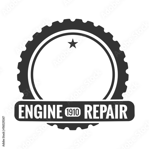 Repair Service. Logo emblem template.